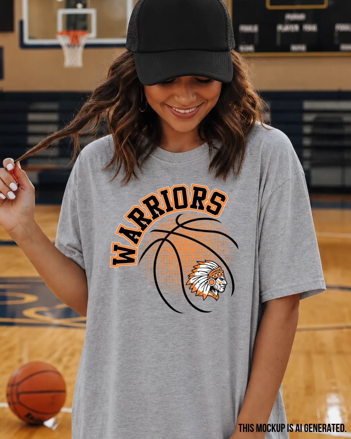 Warriors Basketball Halftone Apparel - GAMEDAY TRADITIONS