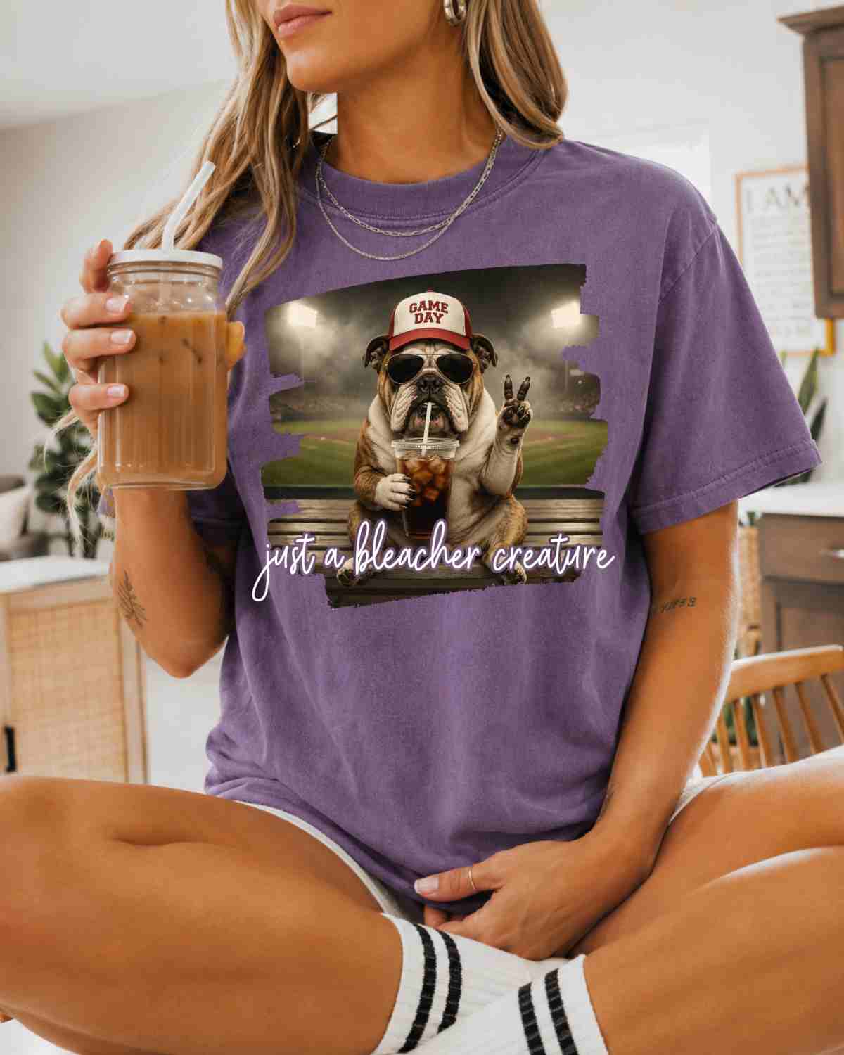 Bleacher Creature Ball Field Comfort Colors Tshirt