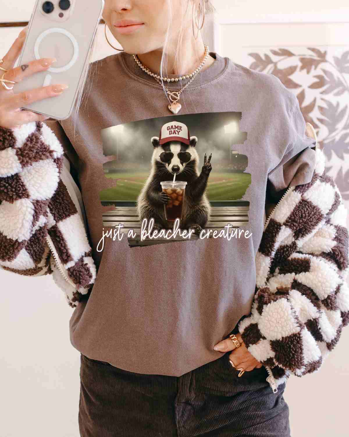 Bleacher Creature Ball Field Comfort Colors Tshirt