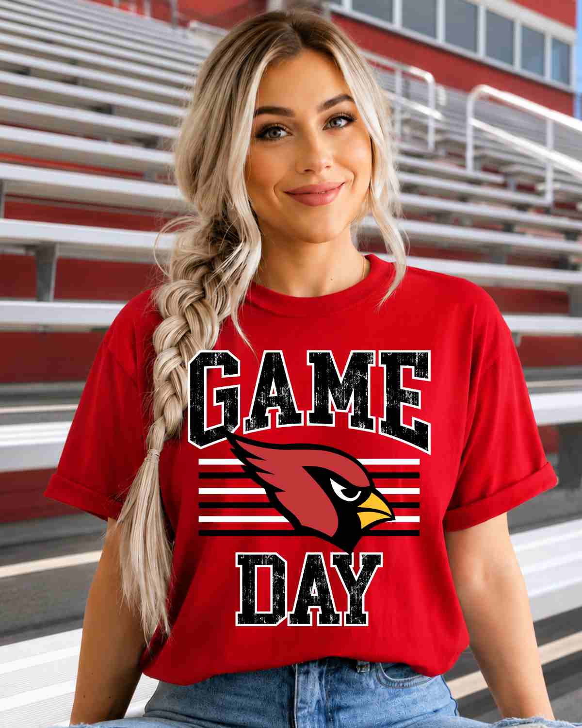Game Day Cardinals Logo Shirt - GAMEDAY TRADITIONS