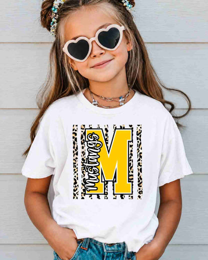 Mustangs Leopard Stripes Tshirt - GAMEDAY TRADITIONS