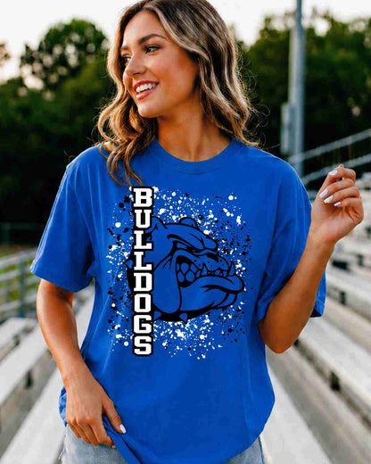 Bulldogs Splatter Tshirt