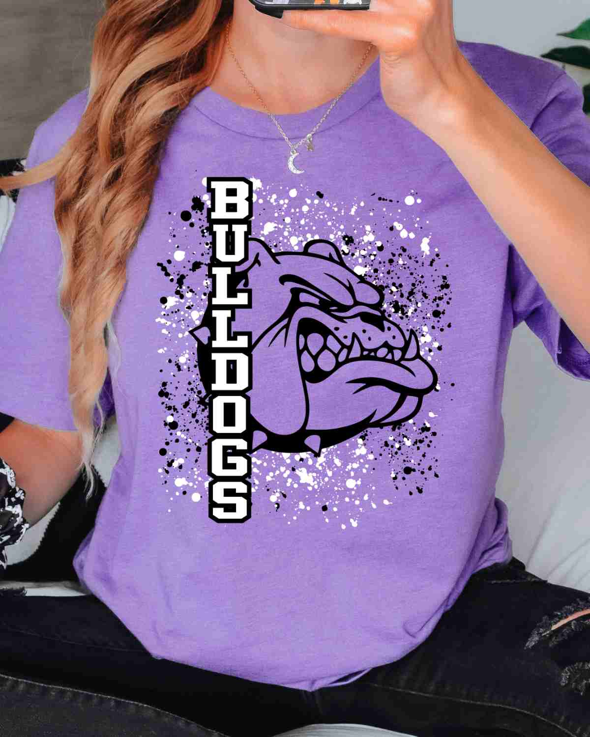 Bulldogs Splatter Tshirt