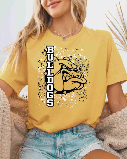 Bulldogs Splatter Tshirt