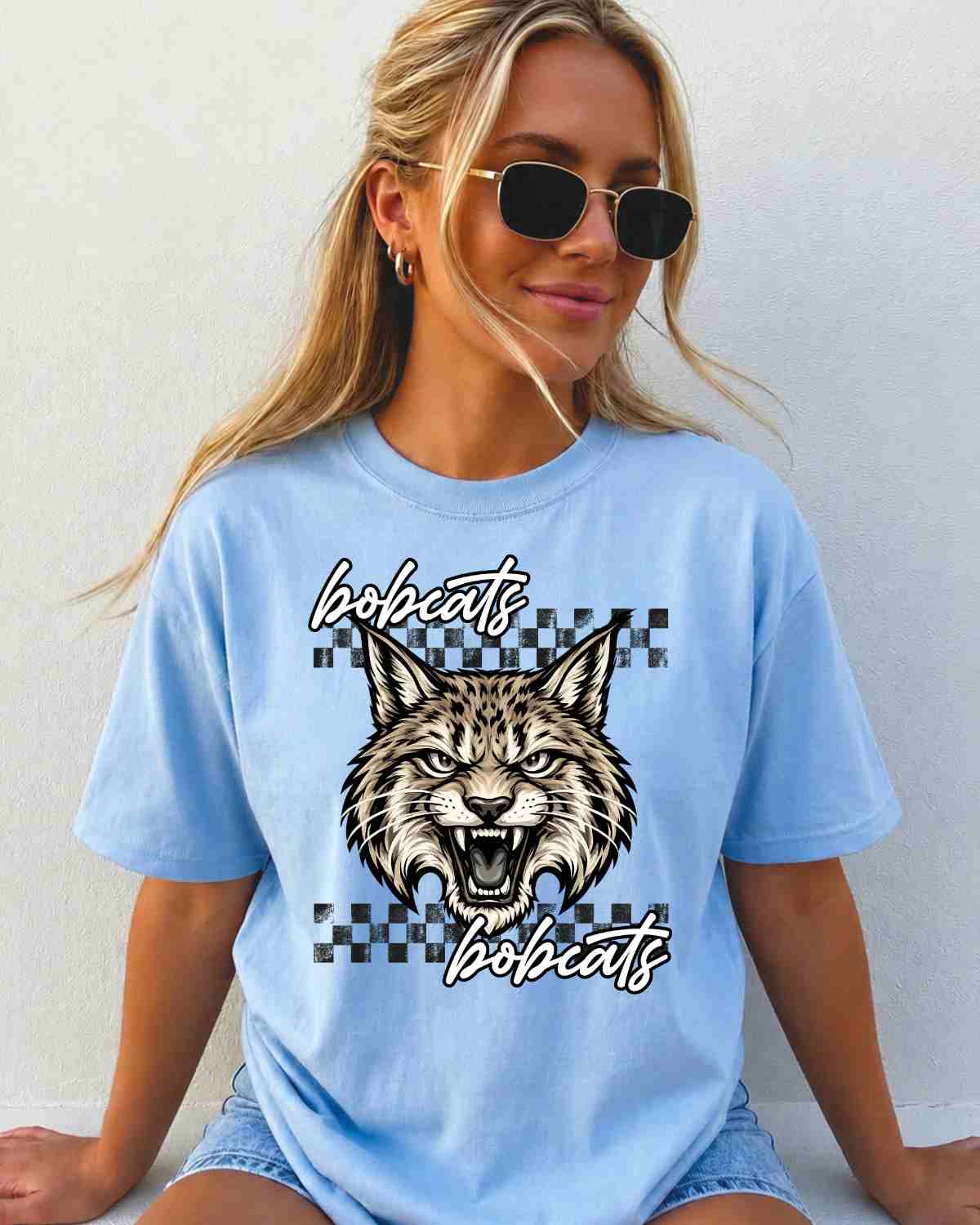 Wildcats Checkered Logo Tshirt