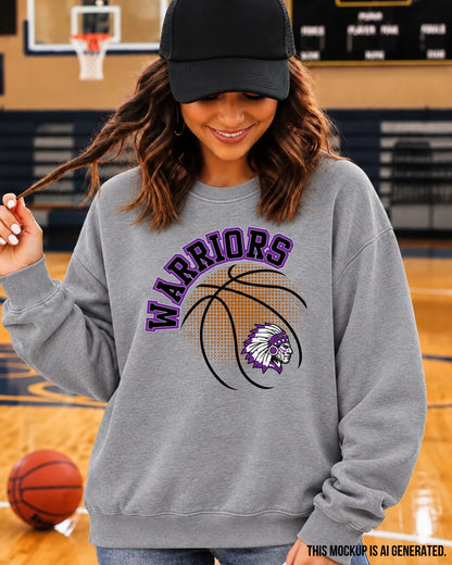Warriors Basketball Halftone Apparel - GAMEDAY TRADITIONS