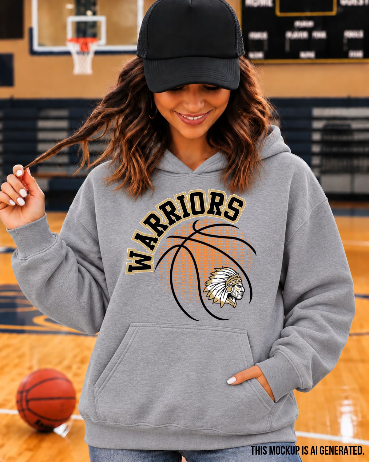 Warriors Basketball Halftone Apparel - GAMEDAY TRADITIONS