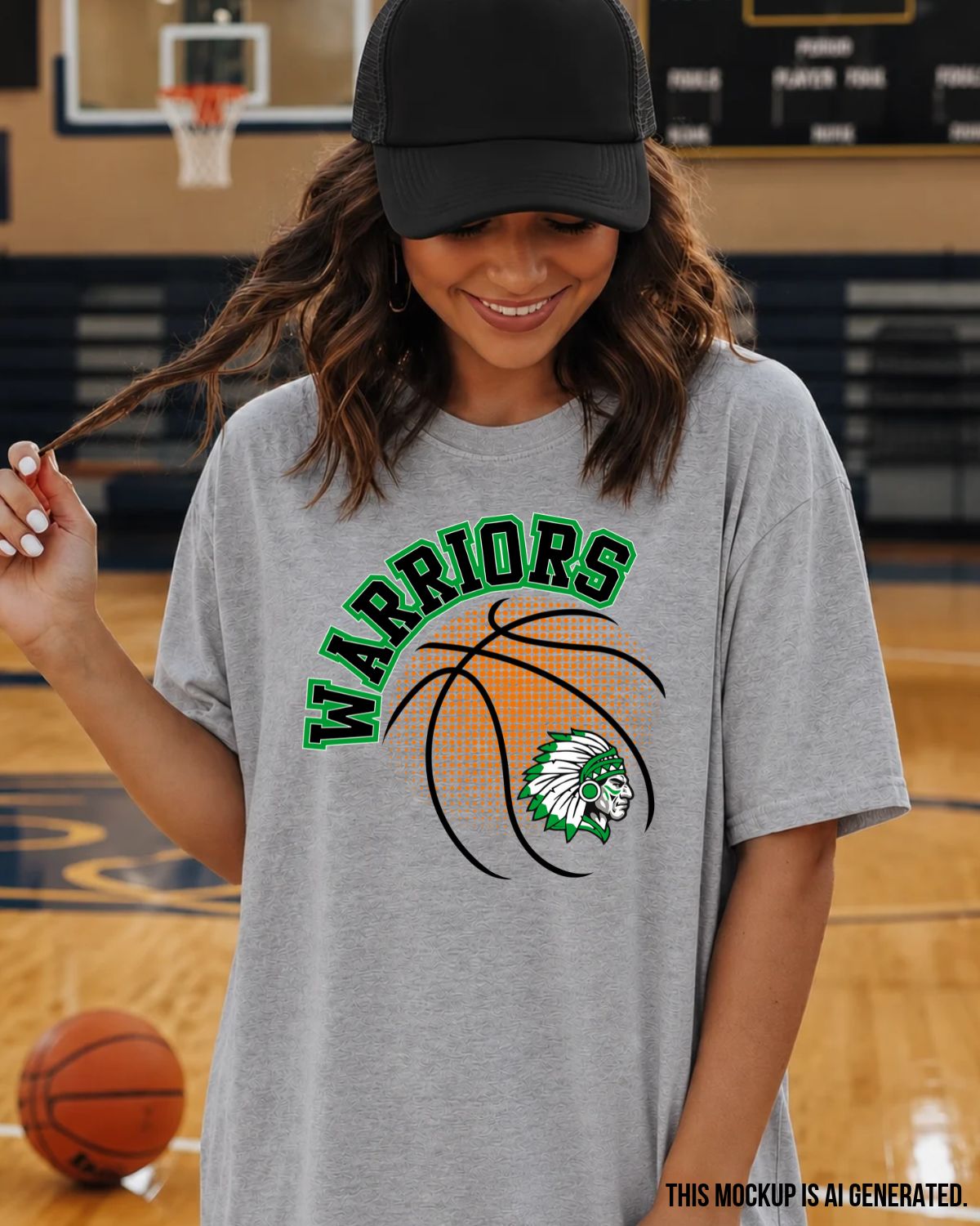 Warriors Basketball Halftone Apparel - GAMEDAY TRADITIONS